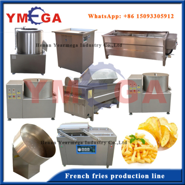 Fried and Frozen French Fries Production Line