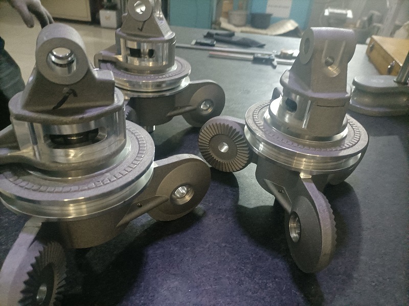 Installation works for machined parts