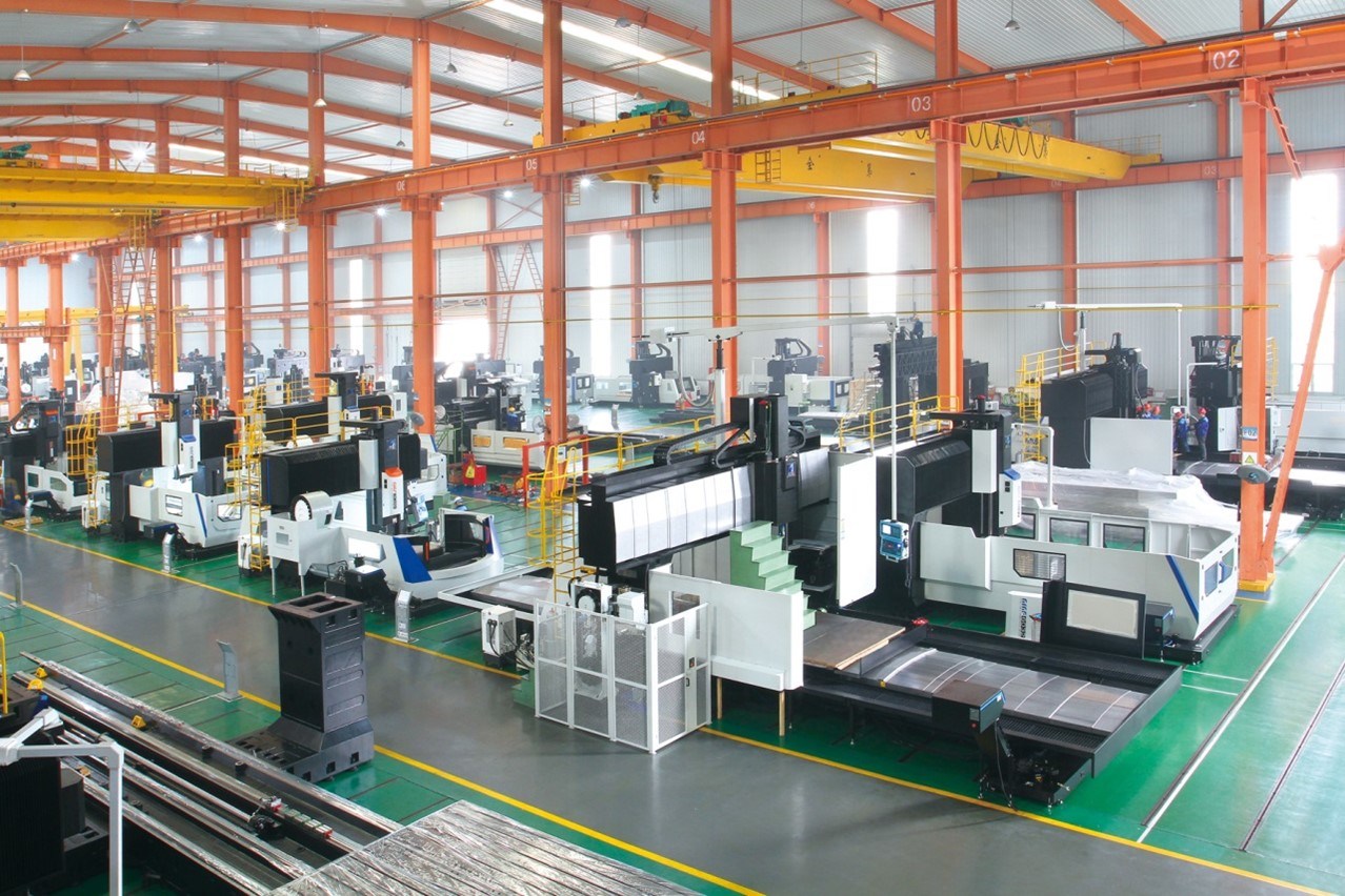 CNC manufacturing workshop
