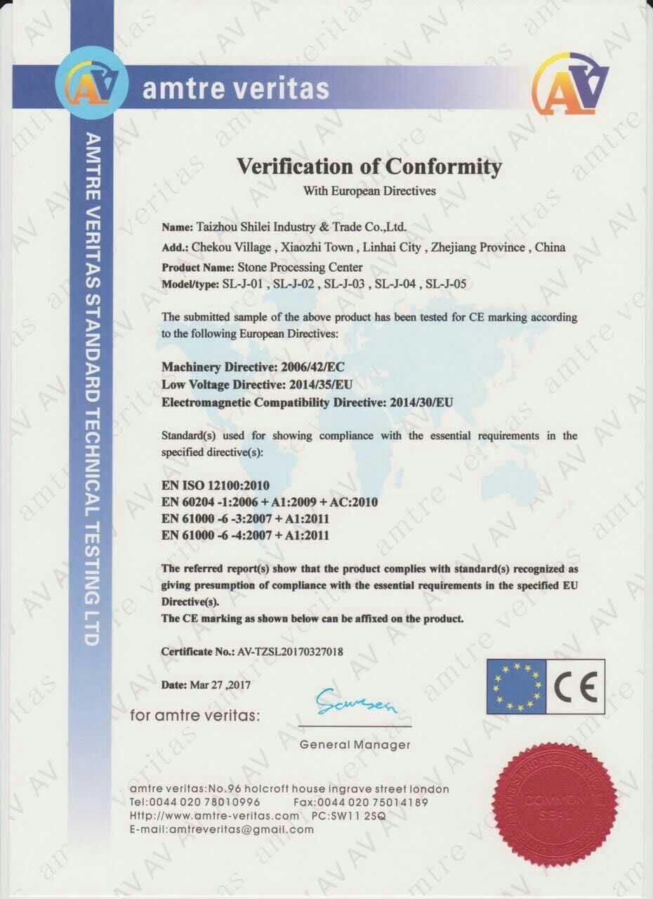 SL-J-01 Stone Processing machine of CE certificate