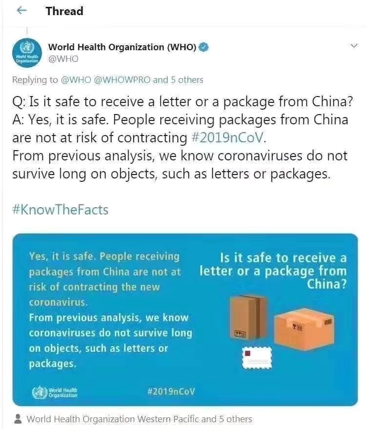 Is It Safe to Receive a Letter or Package from China?