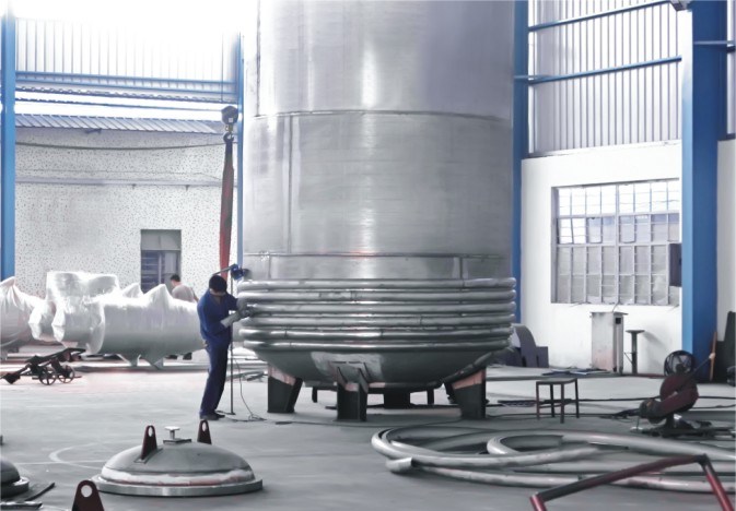 Reaction kettle manufacturing site